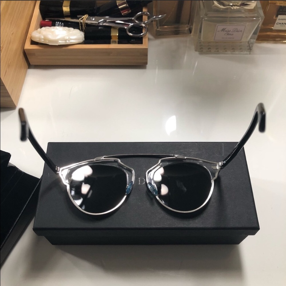 Dior so real mirror lenses sunglasses 48mm - Picture 5 of 8